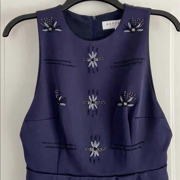 Purple dress with embellished top - Picture 2 of 3
